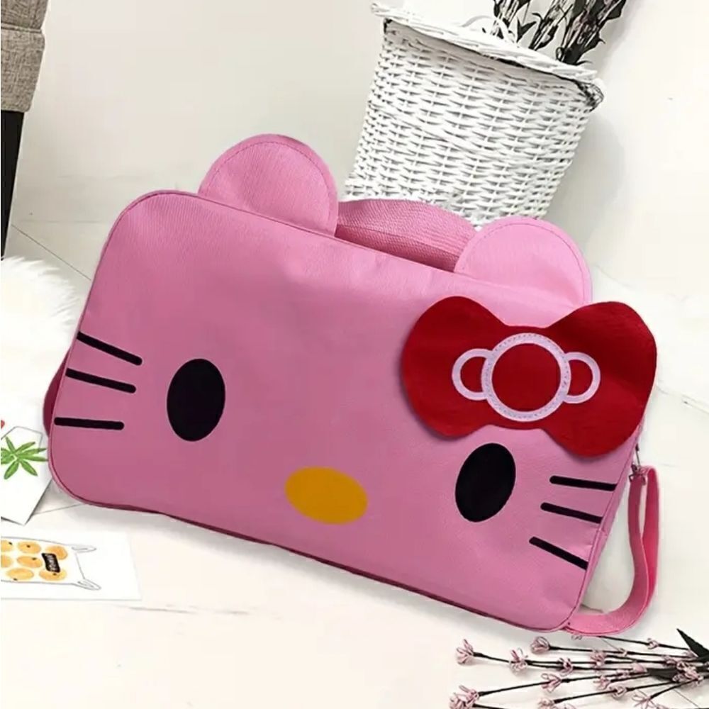HELLO KITTY TRAVEL CROSSBODY WEEKENDER BAG